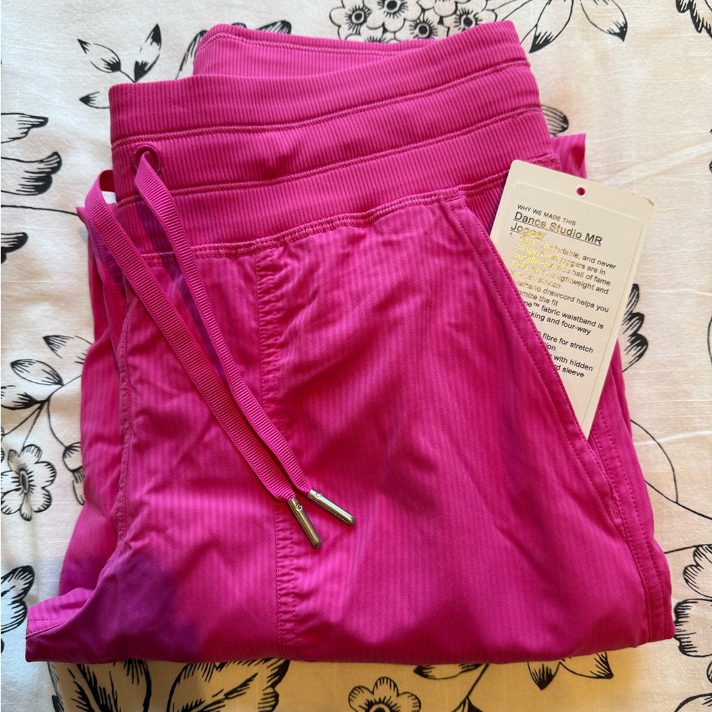 Lululemon Pink Dance Studio Joggers Size 4